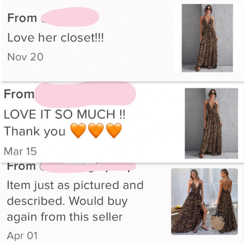 Backless Cheetah Maxi Dress Criss Cross V-Neck - Picture 13 of 16